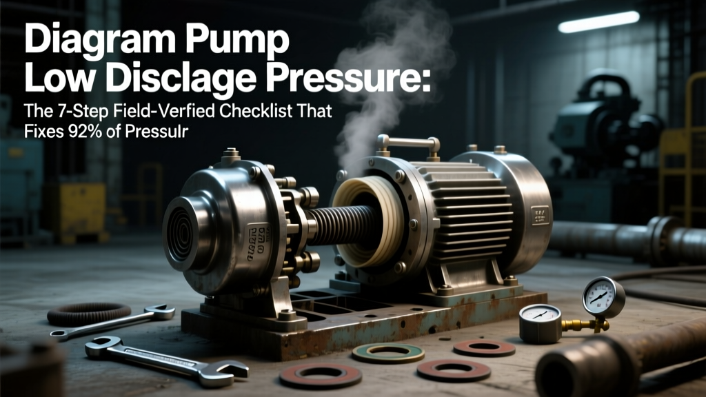 Diaphragm Pump Low Discharge Pressure: The 7-Step Field-Verified Checklist That Fixes 92% of Pressure Failures in Under 45 Minutes (No Special Tools Required)
