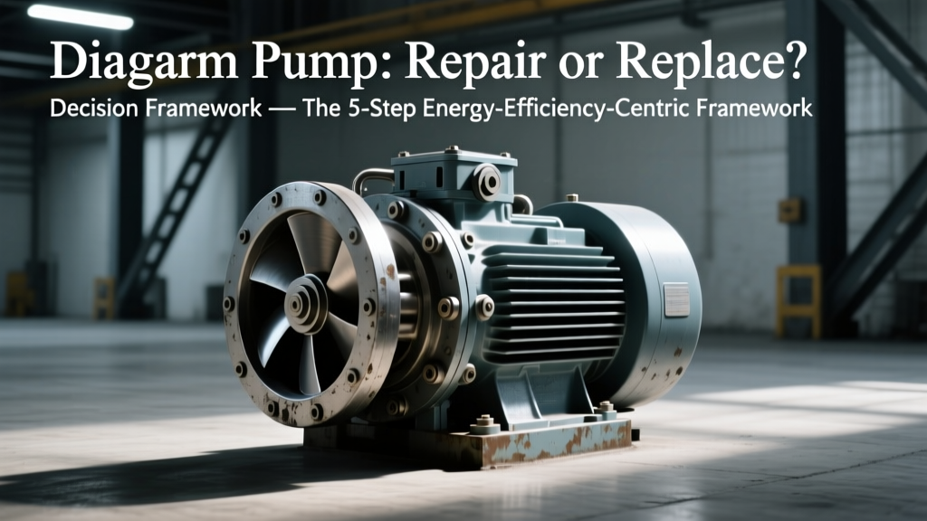 Diaphragm Pump: Repair or Replace? Decision Framework — The 5-Step Energy-Efficiency-Centric Framework That Cuts TCO by 22–37% (Backed by ISO 5167 & ASME BPE Data)