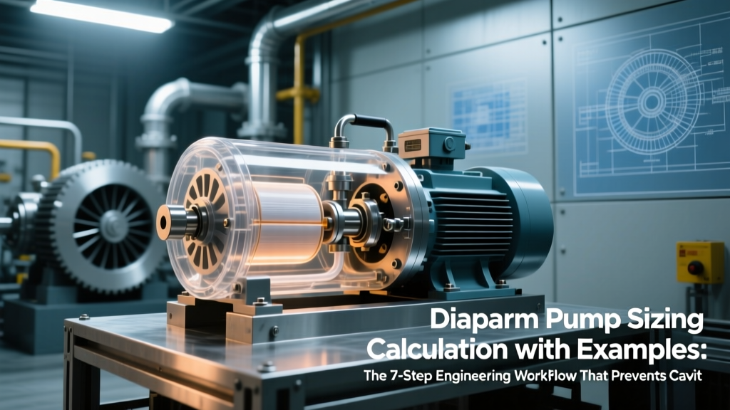 Diaphragm Pump Sizing Calculation with Examples: The 7-Step Engineering Workflow That Prevents Cavitation, Over-Pressurization, and OSHA Violations (With Real NPSH & Flow Rate Worked Examples)