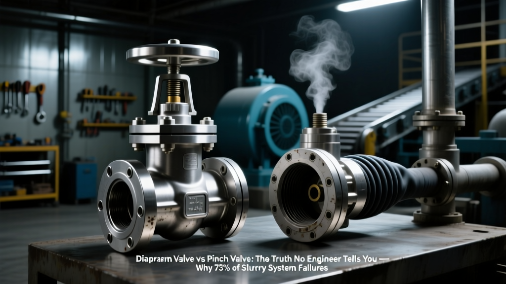 Diaphragm Valve vs Pinch Valve: The Truth No Engineer Tells You — Why 73% of Slurry System Failures Trace Back to Choosing the Wrong One (and How to Fix It in 4 Minutes)