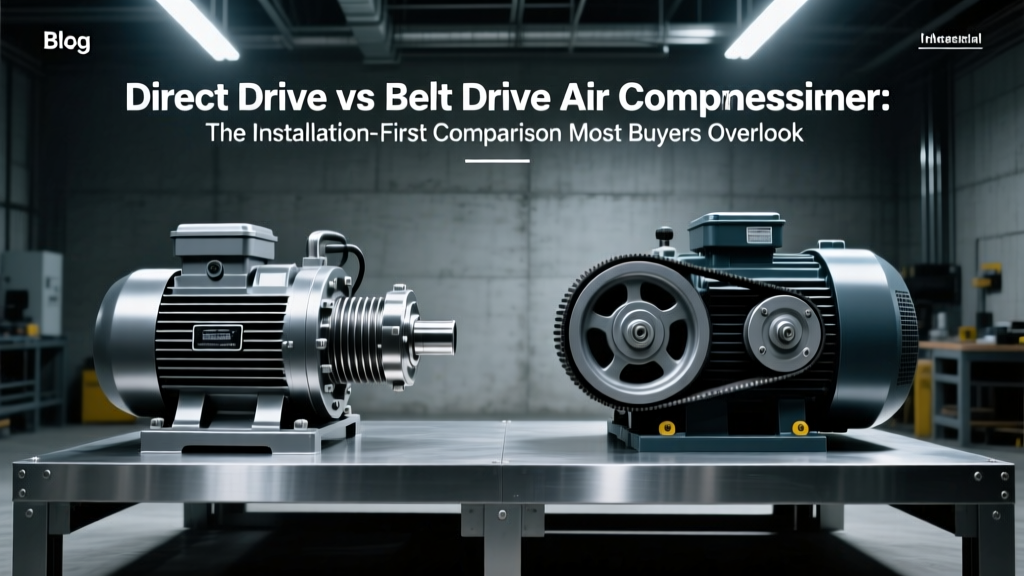 Direct Drive vs Belt Drive Air Compressor: The Installation-First Comparison Most Buyers Overlook — How Mounting, Alignment, Vibration Control, and Commissioning Time Decide Your Real-World ROI (Not Just Horsepower or Price)