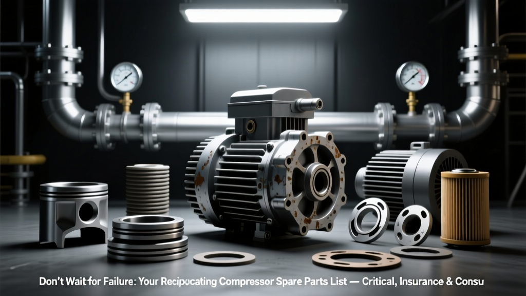 Don’t Wait for Failure: Your Reciprocating Compressor Spare Parts List — Critical, Insurance & Consumable Spares with Exact Quantities, Storage Protocols, and Obsolescence Alerts (Based on API RP 1185 & Real-World Commissioning Data)