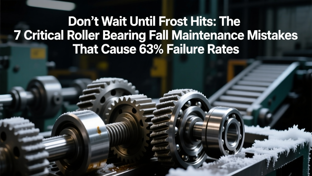 Don’t Wait Until Frost Hits: The 7 Critical Roller Bearing Fall Maintenance Mistakes That Cause 63% of Winter Bearing Failures (And Exactly How to Avoid Each One)