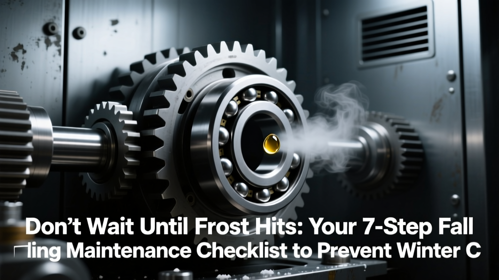 Don’t Wait Until Frost Hits: Your 7-Step Fall Ball Bearing Maintenance Checklist to Prevent Winter Catastrophe — Freeze Damage, Lubricant Failure & Premature Wear Solved Before First Snow
