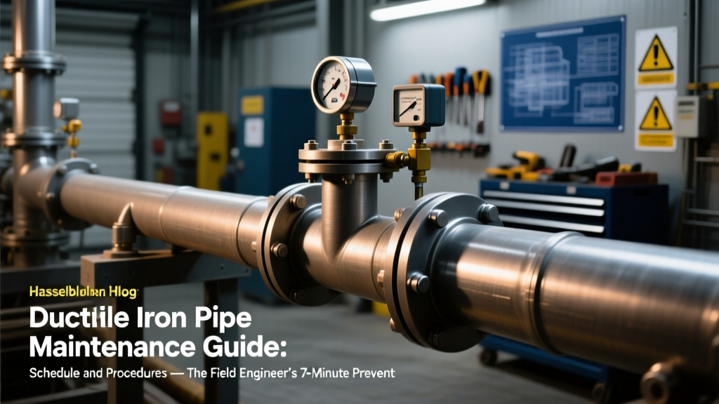 Ductile Iron Pipe Maintenance Guide: Schedule and Procedures — The Field Engineer’s 7-Minute Preventive Checklist That Cuts Emergency Repairs by 63% (ASME B31.3-Compliant & Field-Validated)