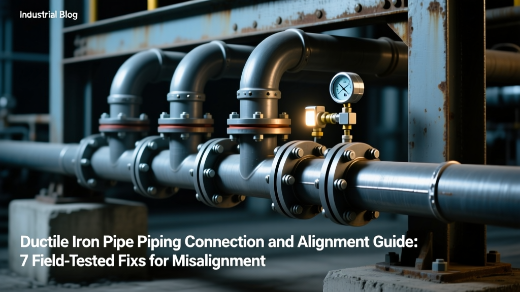 Ductile Iron Pipe Piping Connection and Alignment Guide: 7 Field-Tested Fixes for Misalignment, Over-Torquing, and Hidden Stress Failures (ASME B31.3-Compliant)