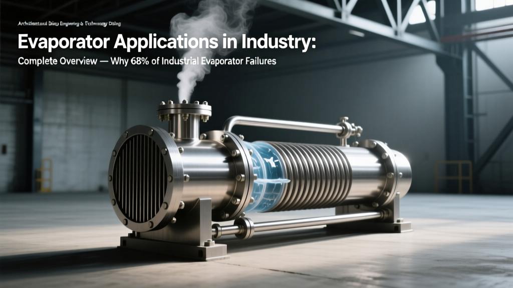 Evaporator Applications in Industry: Complete Overview — Why 68% of Industrial Evaporator Failures Trace Back to Misapplication (Not Equipment Quality)