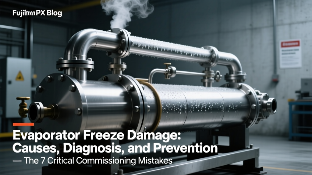 Evaporator Freeze Damage: Causes, Diagnosis, and Prevention — The 7 Critical Commissioning Mistakes That Trigger Ice-Bridge Collapse (and How to Fix Them Before Startup)