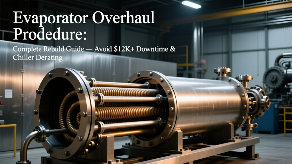 Evaporator Overhaul Procedure: Complete Rebuild Guide — Avoid $12K+ Downtime & Chiller Derating: Step-by-Step Disassembly, Critical Inspection Points, OEM vs. Aftermarket Part Selection, Leak-Proof Reassembly, and Field-Validated Testing Protocol (ASME BPVC Sec VIII Compliant)