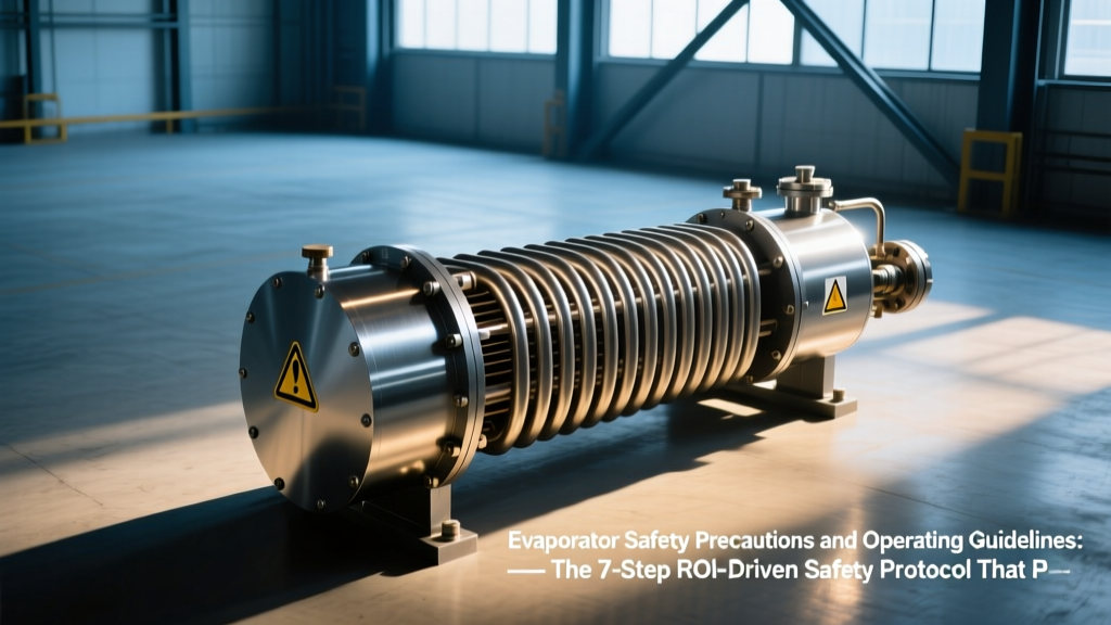 Evaporator Safety Precautions and Operating Guidelines: The 7-Step ROI-Driven Safety Protocol That Prevents $287K+ in Downtime, OSHA Fines, and Catastrophic Failures (Lockout/Tagout, PPE, Emergency Response Included)