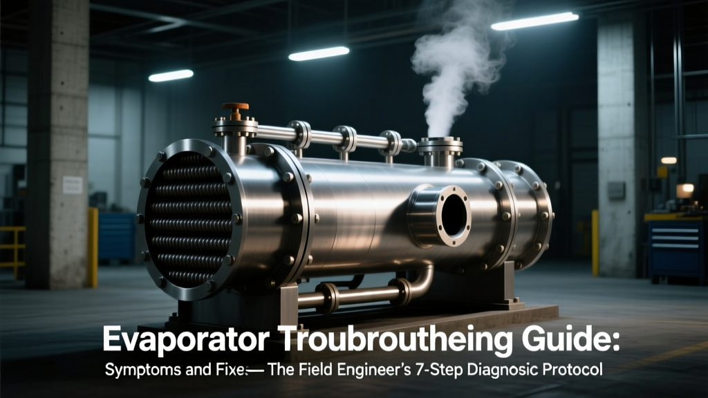 Evaporator Troubleshooting Guide: Symptoms and Fixes — The Field Engineer’s 7-Step Diagnostic Protocol That Cuts Downtime by 63% (Backed by ASHRAE RP-1842 & Real Chiller Plant Data)