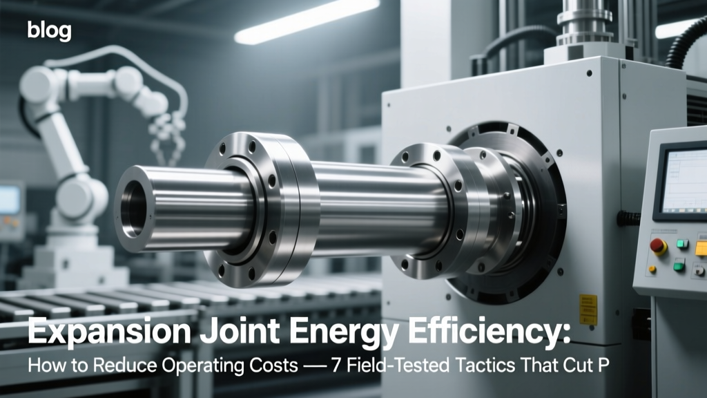 Expansion Joint Energy Efficiency: How to Reduce Operating Costs — 7 Field-Tested Tactics That Cut Pumping Energy by 18–32% (Including VFD Tuning, Stress-Aware Piping Layouts, and Real-Time Leakage Detection You Can Deploy This Week)