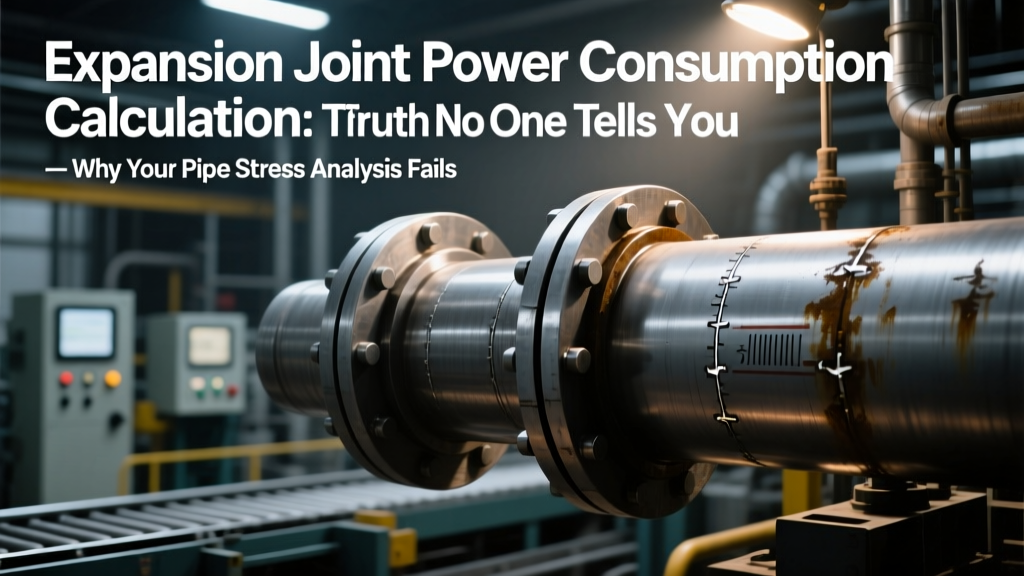 Expansion Joint Power Consumption Calculation: The Truth No One Tells You — Why Your Pipe Stress Analysis Is Overestimating Energy Demand (and How to Cut 18–32% Off Real Power Requirements with ASME-Compliant Formulas)