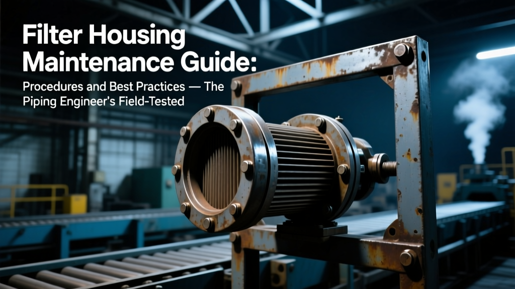 Filter Housing Maintenance Guide: Procedures and Best Practices — The Piping Engineer’s Field-Tested Checklist to Prevent Catastrophic Bypass, Seal Failure, and ASME Noncompliance (Save $12K+ in Unplanned Downtime Annually)