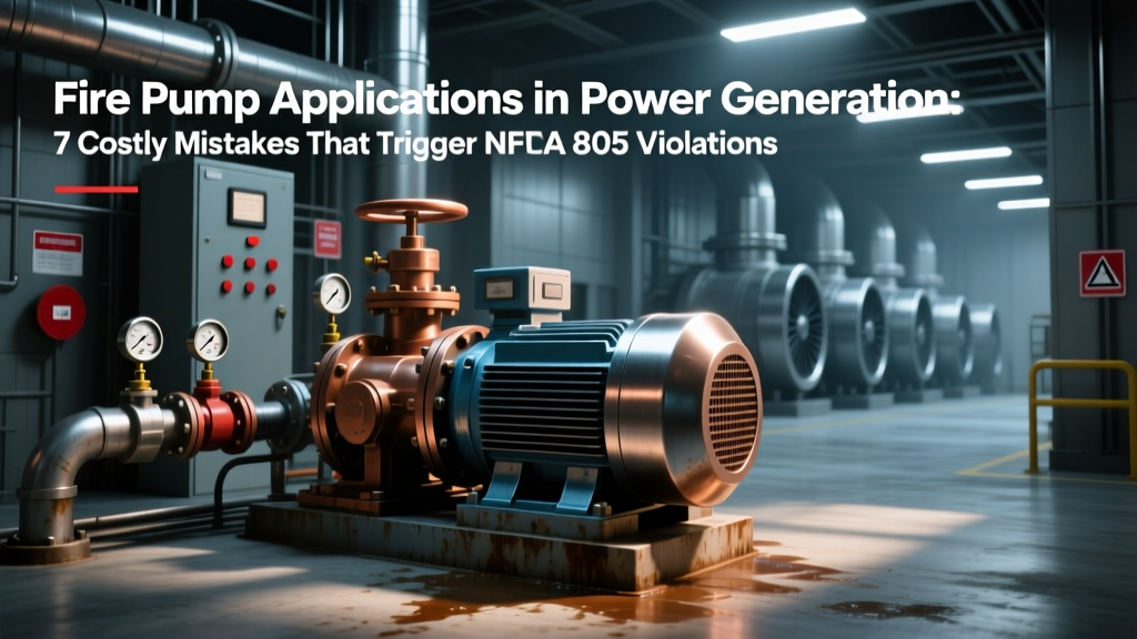Fire Pump Applications in Power Generation: 7 Costly Mistakes That Trigger NFPA 805 Violations (and How Senior Engineers Fix Them Before Commissioning)