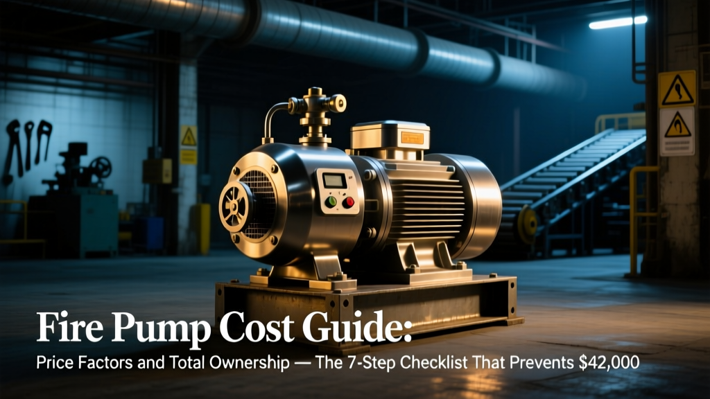 Fire Pump Cost Guide: Price Factors and Total Ownership — The 7-Step Checklist That Prevents $42,000+ in Hidden Lifetime Costs (NFPA 20–Compliant Breakdown)