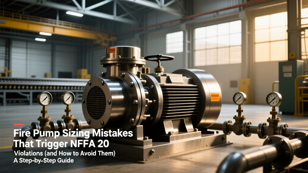 Fire Pump Sizing Mistakes That Trigger NFPA 20 Violations (and How to Avoid Them): A Step-by-Step Fire Pump Sizing Guide with Real-World Formulas, Worked Examples, and Critical NPSH & Flow Curve Checks Every Engineer Misses