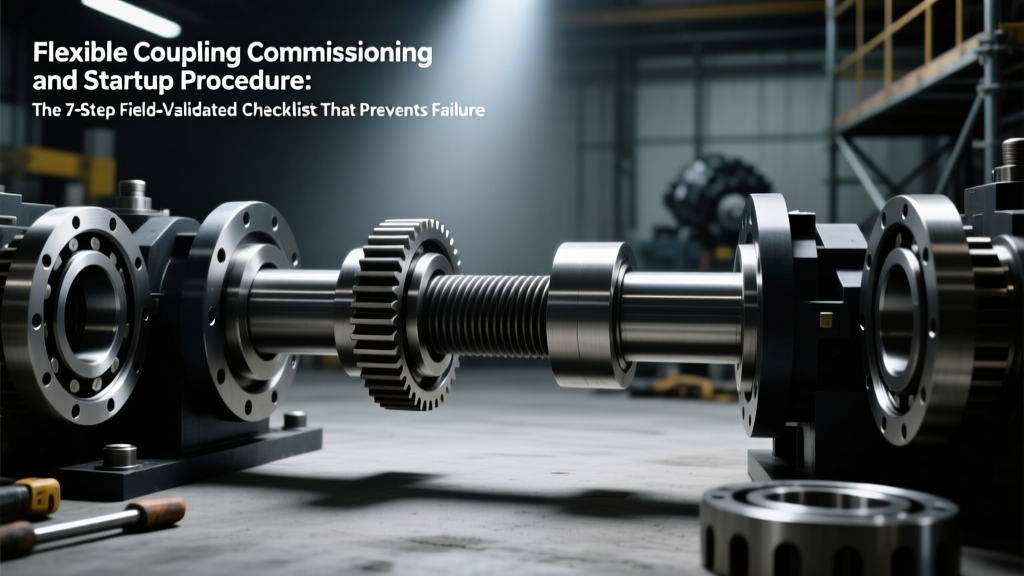 Flexible Coupling Commissioning and Startup Procedure: The 7-Step Field-Validated Checklist That Prevents 92% of Early-Life Failures (No Guesswork, No Downtime)
