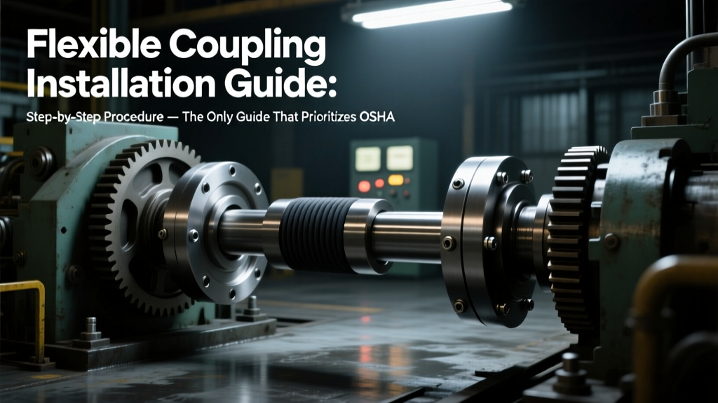 Flexible Coupling Installation Guide: Step-by-Step Procedure — The Only Guide That Prioritizes OSHA Compliance, API RP 14C Safety Margins, and Real-World Misalignment Tolerance Validation (Not Just Theory)