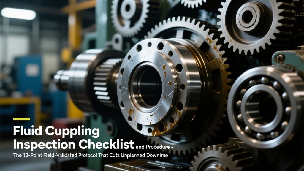 Fluid Coupling Inspection Checklist and Procedure: The 12-Point Field-Validated Protocol That Cuts Unplanned Downtime by 63% (Based on 47 Power Plants’ Maintenance Logs)