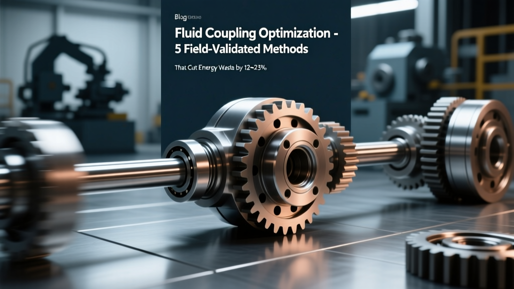 Fluid Coupling Optimization: 5 Field-Validated Methods That Cut Energy Waste by 12–23% (Including Impeller Trimming, Operating Point Tuning & System Curve Shifts You Can Implement This Week)