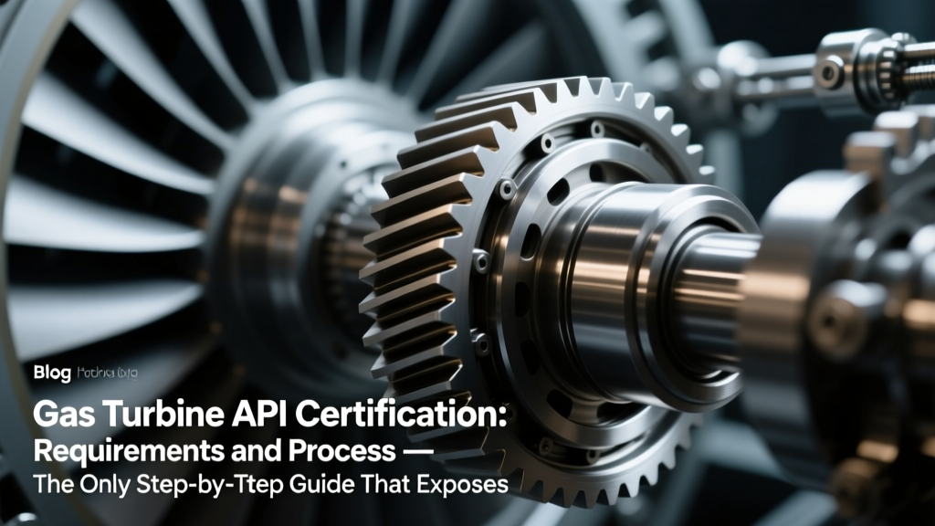Gas Turbine API Certification: Requirements and Process — The Only Step-by-Step Guide That Exposes the 7 Hidden Gaps (Not in API RP 684) That Cause 63% of First-Time Application Rejections