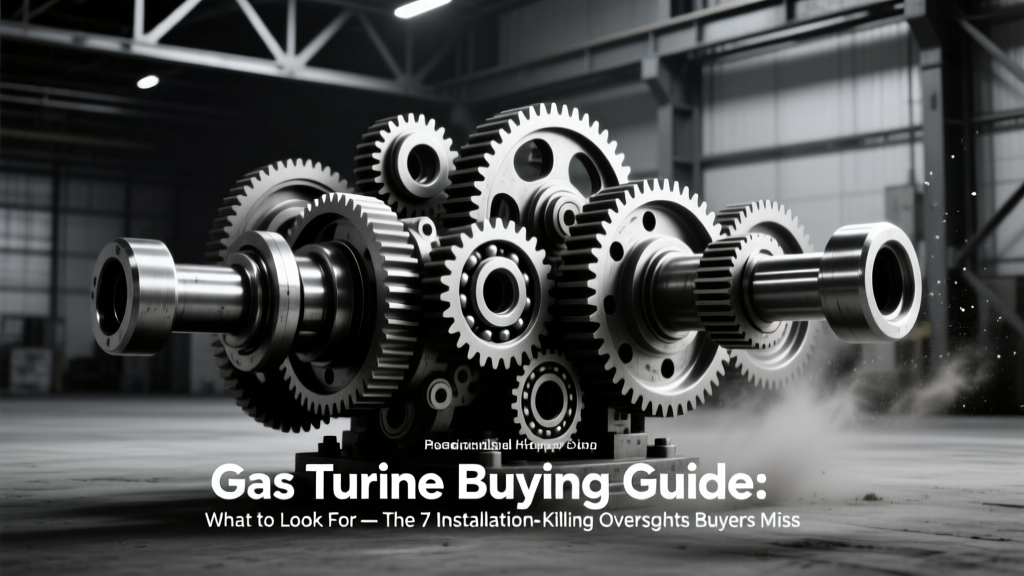 Gas Turbine Buying Guide: What to Look For — The 7 Installation-Killing Oversights Buyers Miss (And How to Avoid $280K+ in Commissioning Delays, Warranty Gaps, and Hidden TCO Costs)