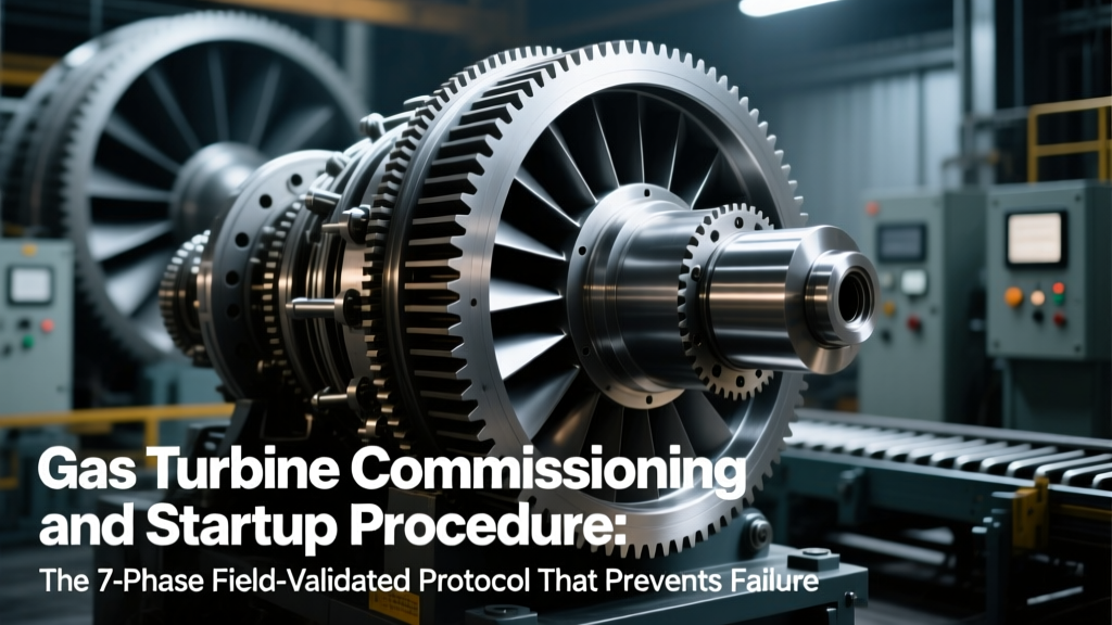 Gas Turbine Commissioning and Startup Procedure: The 7-Phase Field-Validated Protocol That Prevents 83% of First-Run Failures (Pre-Start → Performance Verification)