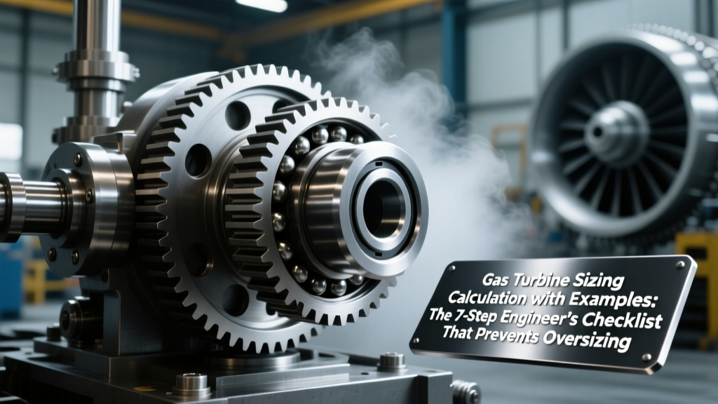 Gas Turbine Sizing Calculation with Examples: The 7-Step Engineer’s Checklist That Prevents Oversizing (and $2.3M in Wasted CapEx) — With Real Plant Data, Unit Conversion Pitfalls, and ISO/ASME-Compliant Formulas
