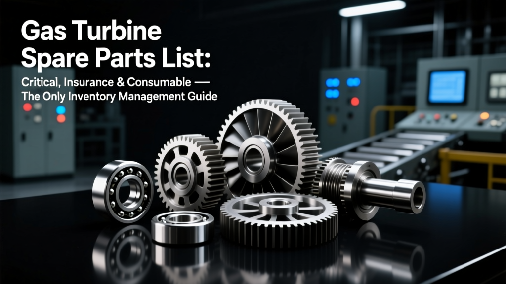 Gas Turbine Spare Parts List: Critical, Insurance & Consumable — The Only Inventory Management Guide That Meets API RP 1164 & ISO 55001 Compliance (With Real-World Stocking Quantities & Climate-Controlled Storage Protocols)