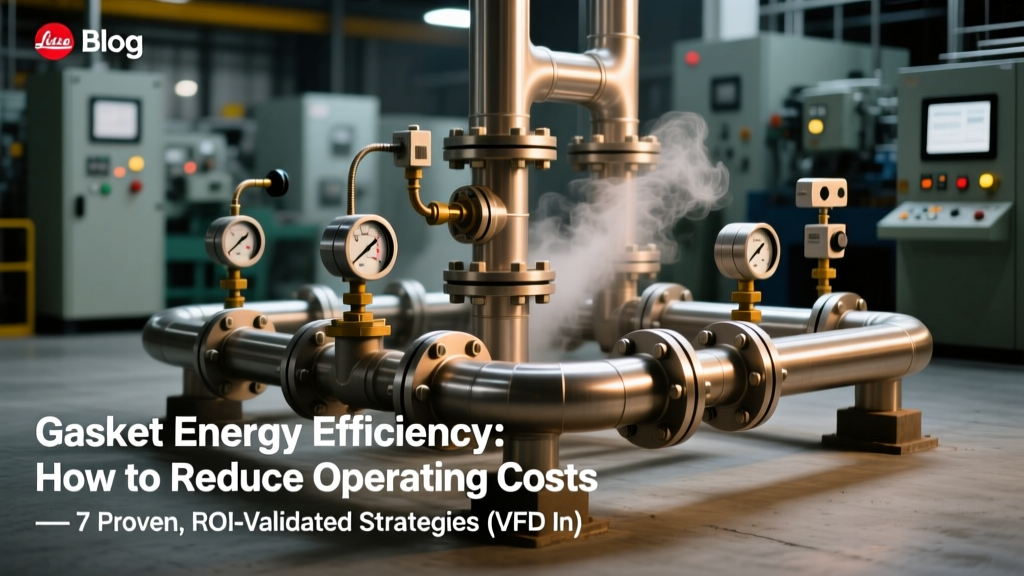 Gasket Energy Efficiency: How to Reduce Operating Costs — 7 Proven, ROI-Validated Strategies (VFD Integration, System Tuning & Material Science That Cut kWh & Downtime by 18–32%)