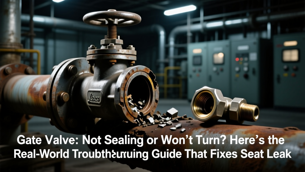 Gate Valve Not Sealing or Won’t Turn? Here’s the Real-World Troubleshooting Guide That Fixes Seat Leaks, Stem Packing Failures, Stuck Gates, and Actuator Breakdowns—Without Replacing the Entire Valve (Save $1,200+ in Labor & Downtime)