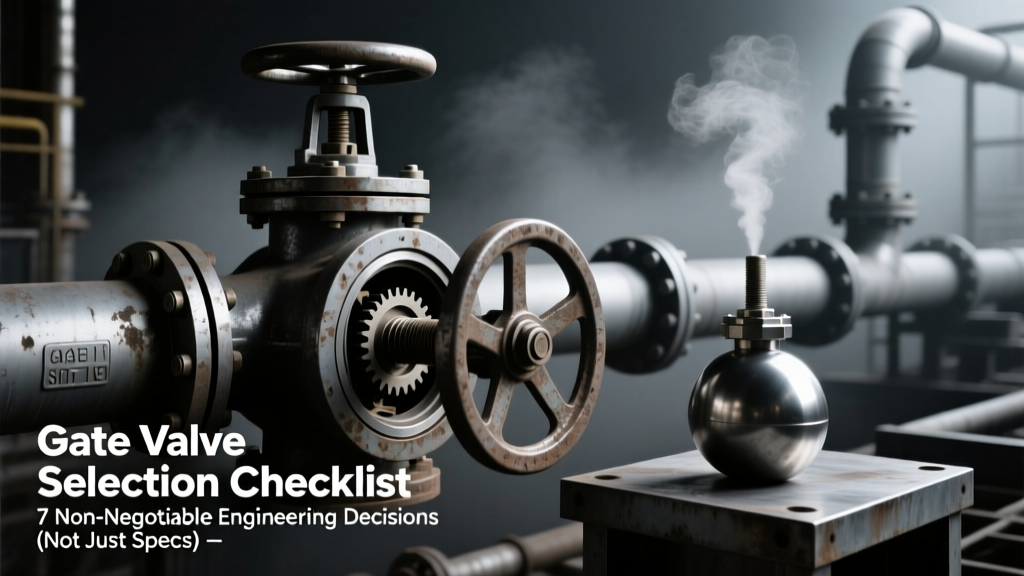Gate Valve Selection Checklist: 7 Non-Negotiable Engineering Decisions (Not Just Specs) — Why 62% of Process Failures Start with This One Oversight in Flow Sizing, Pressure Class Mismatch, or Material Incompatibility