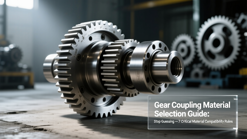 Gear Coupling Material Selection Guide: Stop Guessing — 7 Critical Material Compatibility Rules (Fluids, Temp, Pressure & Corrosion) That Prevent Catastrophic Drive Train Failure in Real-World Applications
