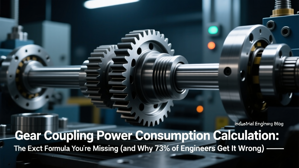 Gear Coupling Power Consumption Calculation: The Exact Formula You’re Missing (and Why 73% of Engineers Overestimate Losses by 2.8×)