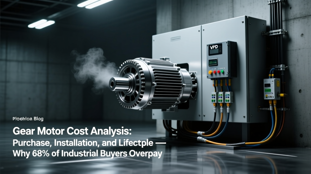 Gear Motor Cost Analysis: Purchase, Installation, and Lifecycle — Why 68% of Industrial Buyers Overpay on Total Cost of Ownership (TCO) by Ignoring Commissioning Labor, Voltage Drop, and NEMA Frame Mismatches