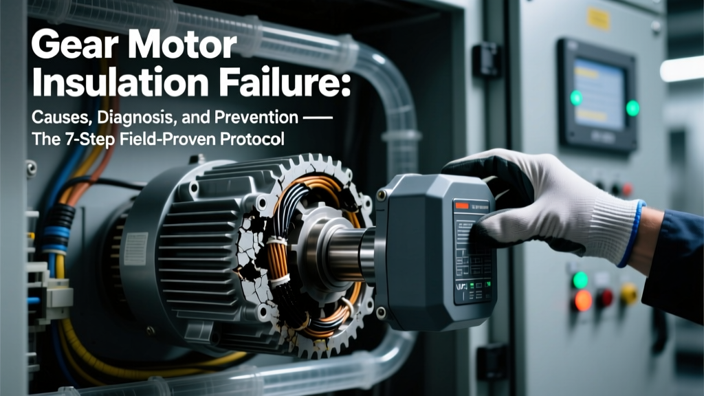 Gear Motor Insulation Failure: Causes, Diagnosis, and Prevention — The 7-Step Field-Proven Protocol That Stops 92% of Winding Shorts Before They Trip Breakers (Backed by IEEE 43 & NEMA MG-1)