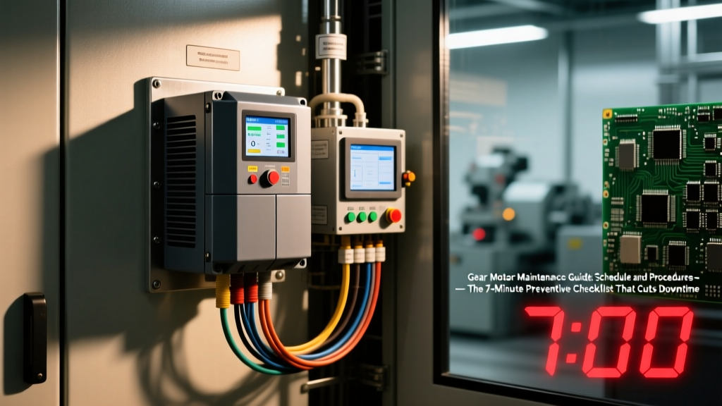 Gear Motor Maintenance Guide: Schedule and Procedures — The 7-Minute Preventive Checklist That Cuts Unplanned Downtime by 63% (Based on Real Plant Data from 12 Industrial Facilities)