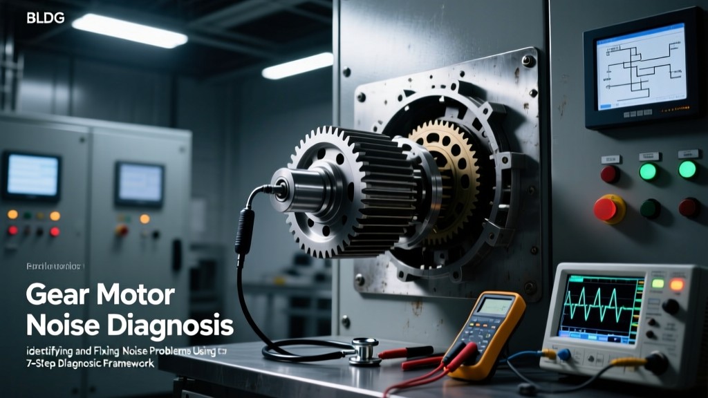 Gear Motor Noise Diagnosis: Identifying and Fixing Noise Problems — The 7-Step Diagnostic Framework Electrical Engineers Use to Pinpoint Root Causes (Not Just Mask Symptoms) in Under 20 Minutes