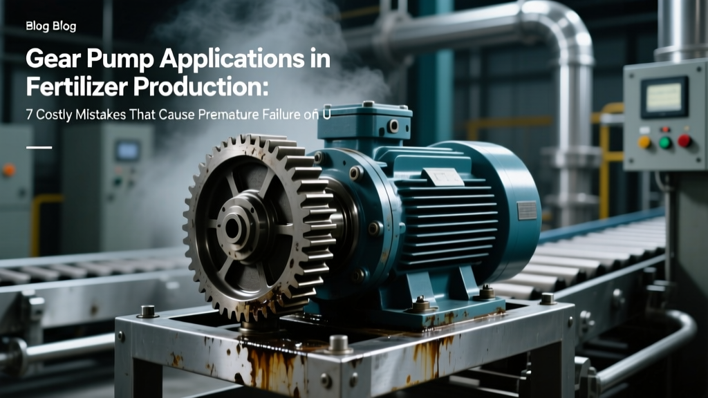 Gear Pump Applications in Fertilizer Production: 7 Costly Mistakes That Cause Premature Failure in Urea, DAP & NPK Plants (And How to Avoid Them)