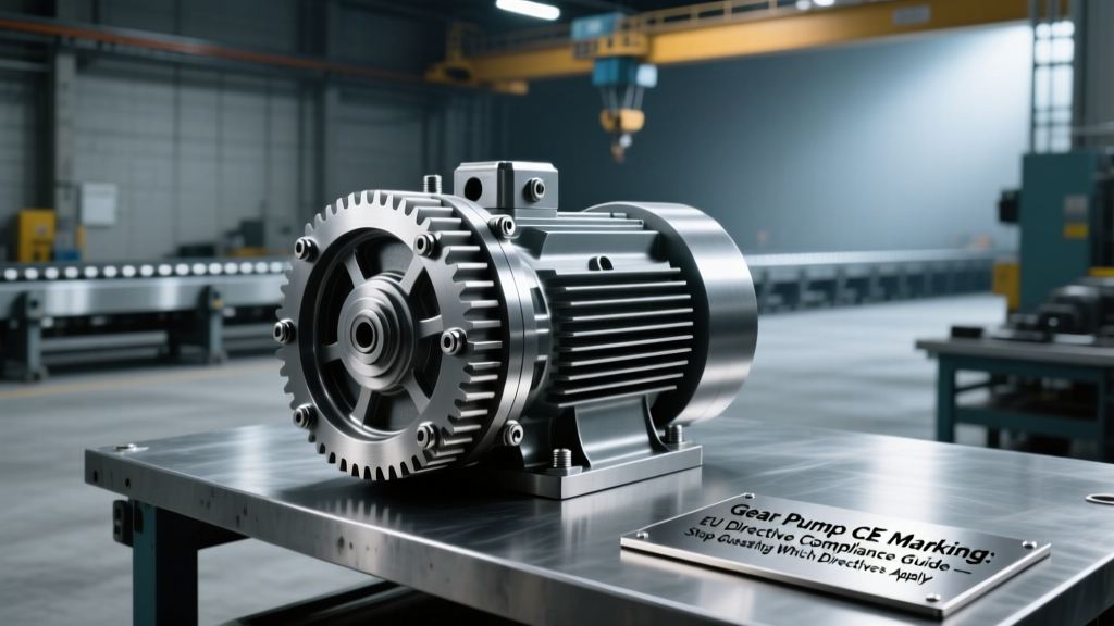 Gear Pump CE Marking: EU Directive Compliance Guide — Stop Guessing Which Directives Apply (Machinery, PED, ATEX), Avoid Costly Non-Compliance Fines, and Know Exactly When You Need a Notified Body (Not All Gear Pumps Do)
