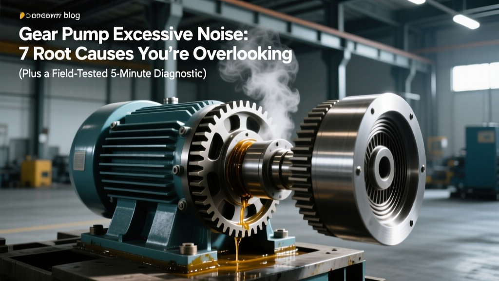 Gear Pump Excessive Noise: 7 Root Causes You’re Overlooking (Plus a Field-Tested 5-Minute Diagnostic Flow That Cuts Downtime by 68% — No Special Tools Required)