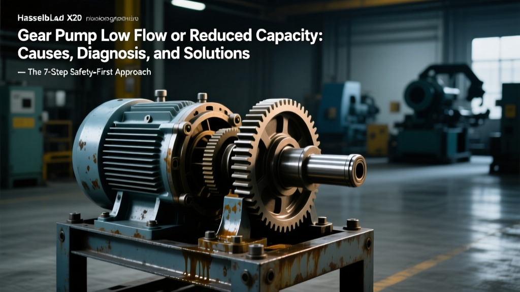 Gear Pump Low Flow or Reduced Capacity: Causes, Diagnosis, and Solutions — The 7-Step Safety-First Troubleshooting Protocol That Prevents Catastrophic Failure (and OSHA Violations)