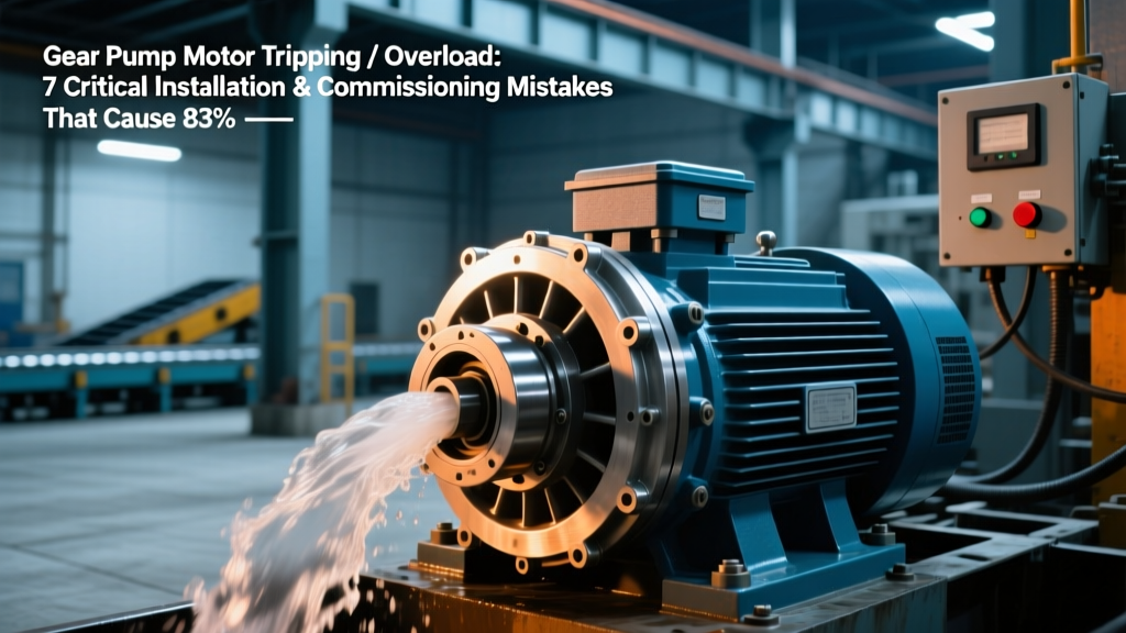 Gear Pump Motor Tripping / Overload: 7 Critical Installation & Commissioning Mistakes That Cause 83% of Premature Trips (And Exactly How to Fix Each One Before Startup)