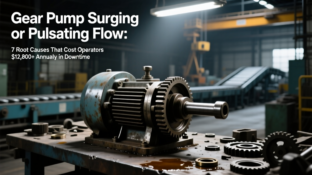 Gear Pump Surging or Pulsating Flow: 7 Root Causes That Cost Operators $12,800+ Annually in Downtime & Rework (and Exactly How to Stop Each One in Under 90 Minutes)