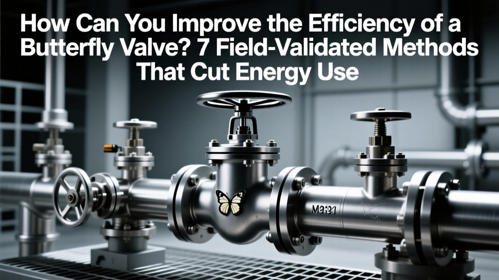 How Can You Improve the Efficiency of a Butterfly Valve? 7 Field-Validated Methods That Cut Energy Loss by 18–42% (With Real Flow Calculations & ISO 5208 Leakage Data)