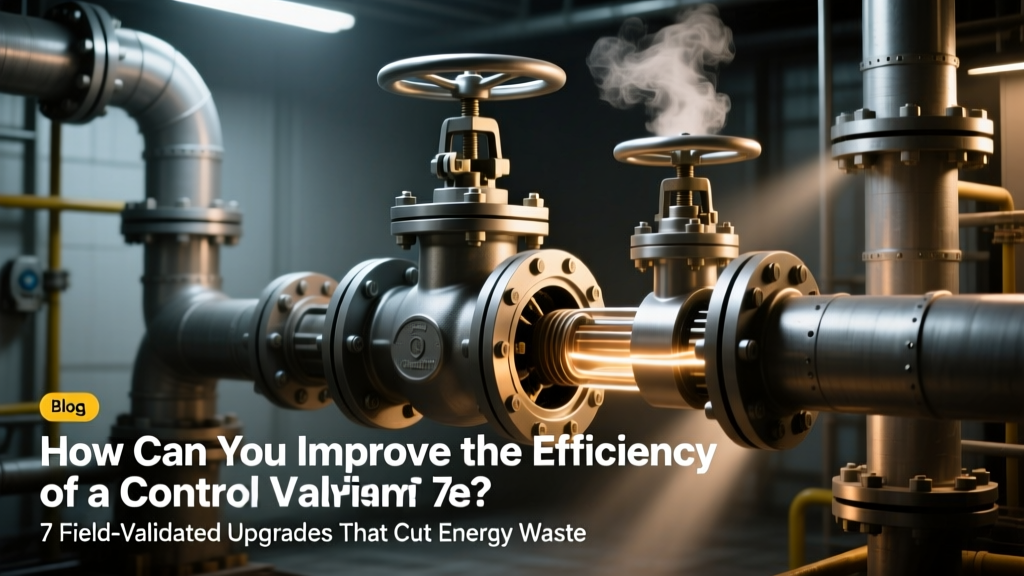 How Can You Improve the Efficiency of a Control Valve? 7 Field-Validated Upgrades That Cut Energy Waste by 22–41% (Without Replacing the Entire Loop)