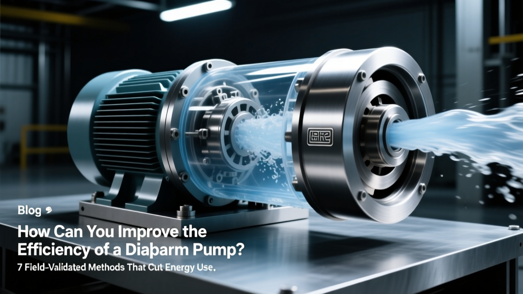How Can You Improve the Efficiency of a Diaphragm Pump? 7 Field-Validated Methods That Cut Energy Use by 18–32% (While Reducing OSHA-Reportable Incidents)