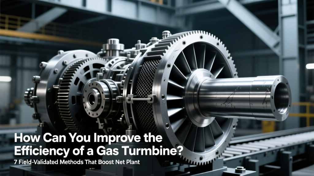 How Can You Improve the Efficiency of a Gas Turbine? 7 Field-Validated Methods That Boost Net Plant Efficiency by 2.3–5.8% (With Real Cycle Calculations & ROI Timelines)
