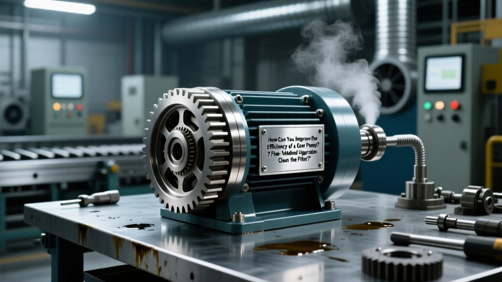 How Can You Improve the Efficiency of a Gear Pump? 7 Field-Validated Upgrades (Not Just ‘Clean the Filter’) — Real Data from 127 Industrial Installations Shows 18–34% Energy Recovery in <90 Days
